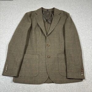 NWT J Crew Men Sz 40 Slim-fit Plaid Wool-Blend Patch-Pocket Blazer Coat $498